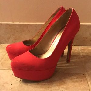 Bright pink Charlotte Russe heels